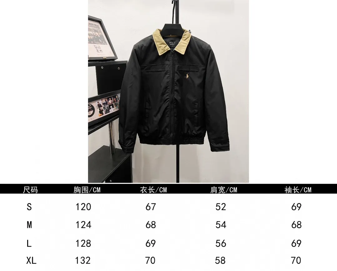 P330 Style No. Q37 [Ralph Lauren retro couple style old cadre zipper jacket] ✅Ralph Lauren simple basic inner plaid inner men's and women's couple same style retro jacket ✅Pure cotton washed fabric fabric texture version YYDS~ ✅Fashionable and casual business work style Veteran cadre Harrington classic basic jacket ✅Simple and easy to wear upper body ootd must-have versatile style Size: S-XL